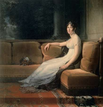 Wall art: Portrait of Josephine, by Simon, Francois Pascal
