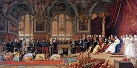 Wall art: Reception of The Siamese Ambassadors, by Gerome, Jean Leon