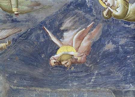 Wall Art Painting id:186176, Name: Lamentation (Detail), Artist: Giotto