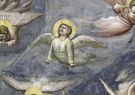 Wall art: Lamentation (Detail), by Giotto