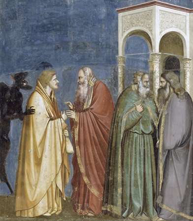 Wall art: Treachery of Judas, by Giotto