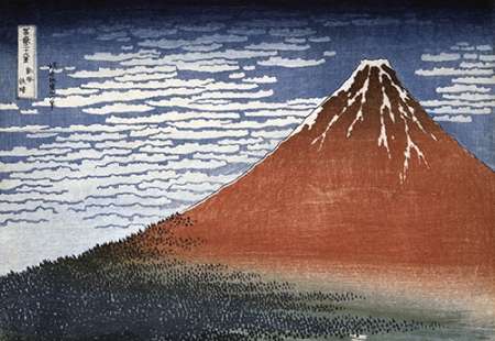 Art Print: Fuji In Clear Weather