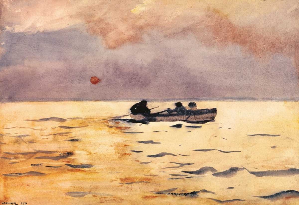 Art Print: Rowing Home