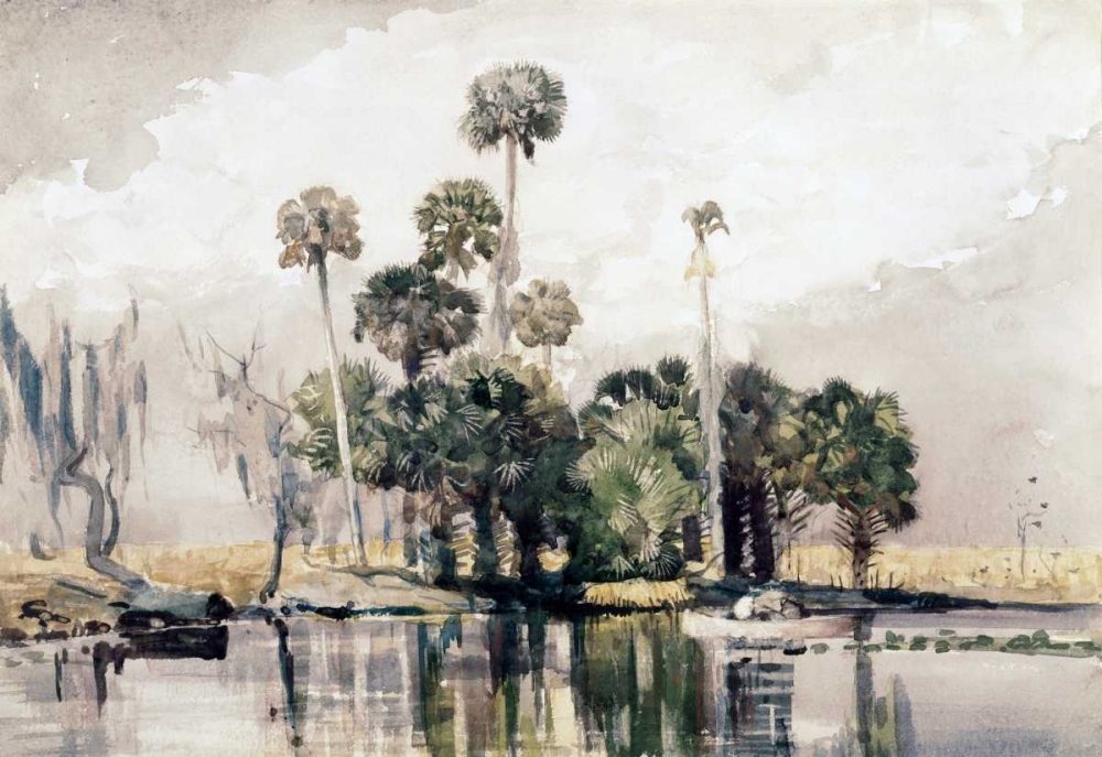 Wall Art Painting id:91177, Name: Exotic Island, Artist: Homer, Winslow