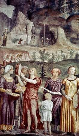 Wall Art Painting id:186258, Name: Jews Praising God, Artist: Luini, Bernardino