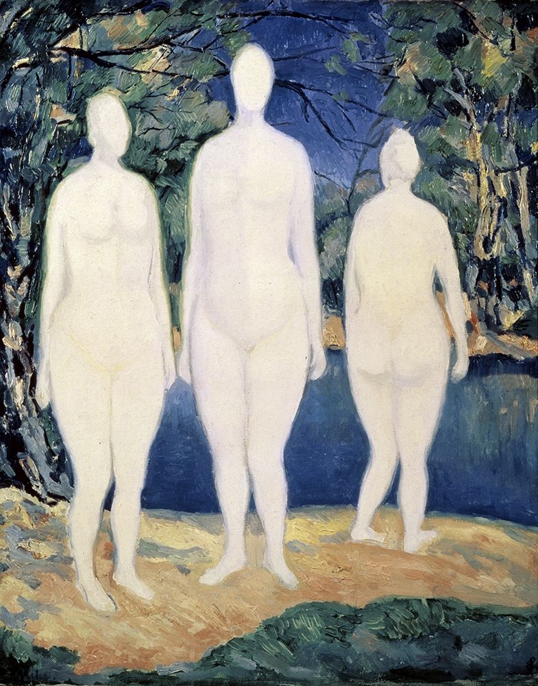 Wall art: Three Nude Figures, by Malevich, Kazimir
