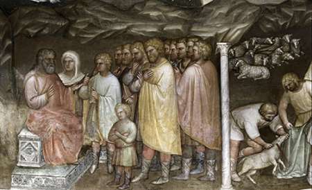 Art Print: Joseph Tells The Story To His Relatives From Tambour: Stories of Jacob