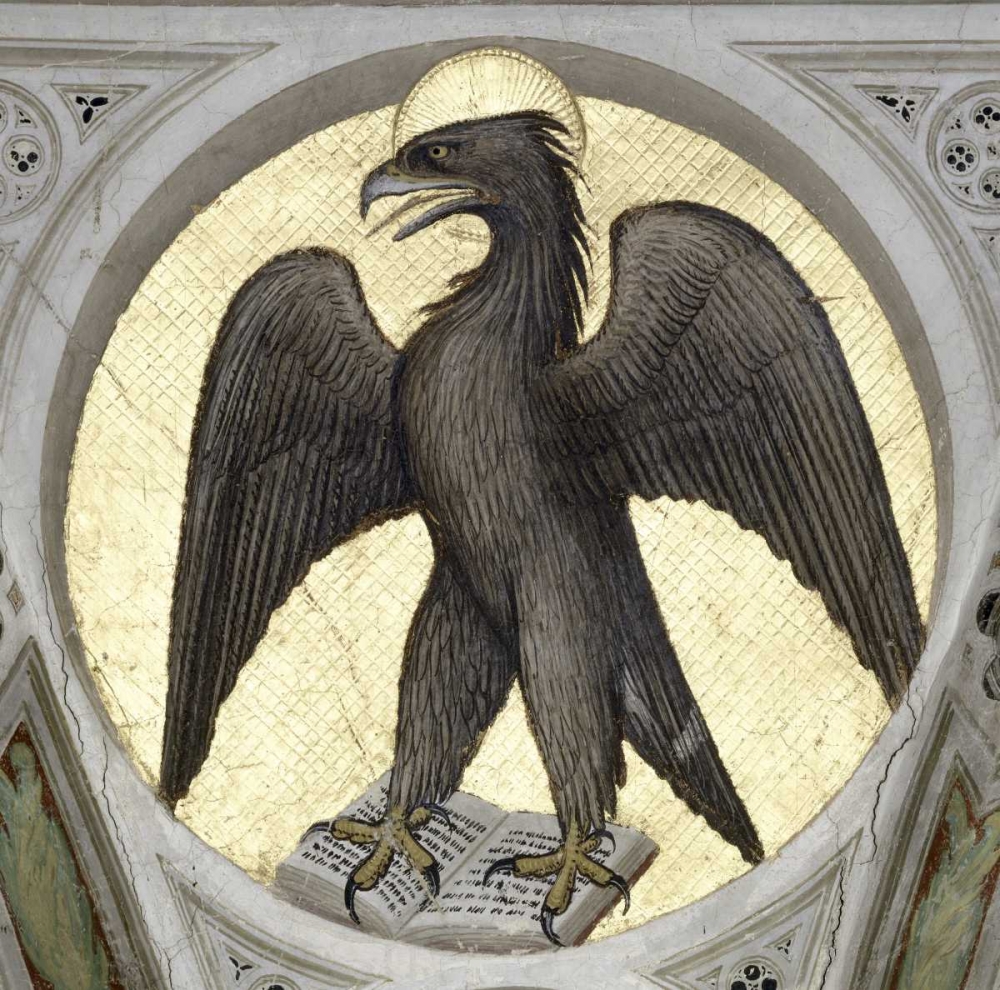 Wall Art Painting id:91281, Name: Saint John As An Eagle, Artist: De Menabuoi, Giusto