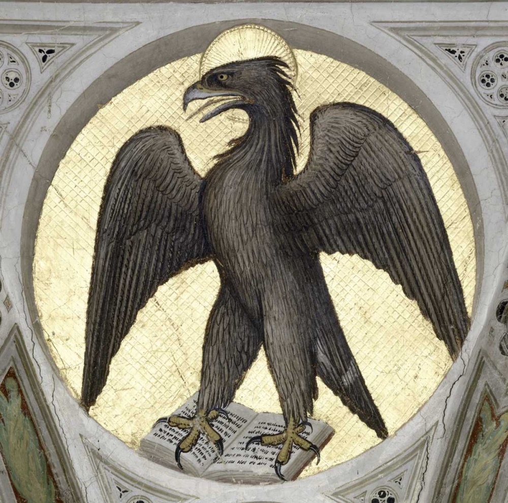 Art Print: Saint John As An Eagle