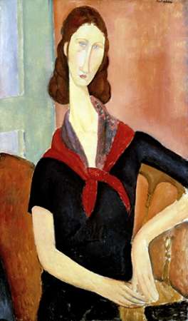 Wall Art Painting id:186291, Name: Young Woman (Au Foulard), Artist: Modigliani, Amedeo