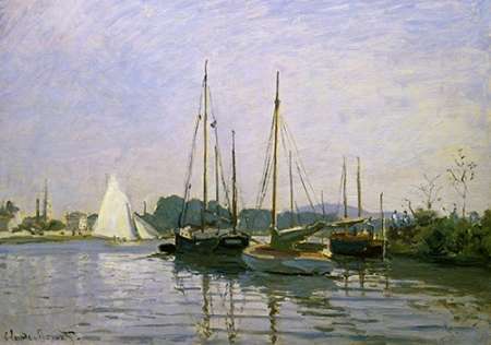 Wall art: Boats: Regatta at Argenteuil c. 1872-73, by Monet, Claude