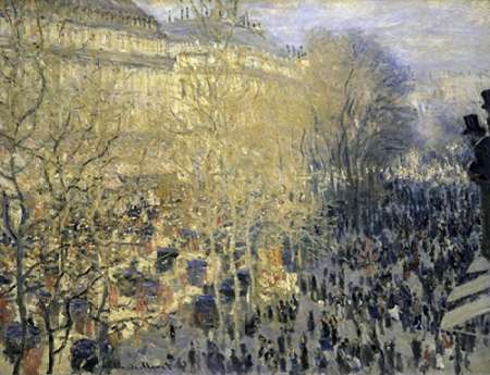 Wall Art Painting id:186294, Name: Boulevard des Capucines, Artist: Monet, Claude