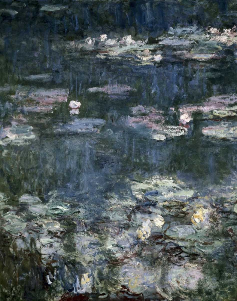 Wall Art Painting id:91337, Name: Nympheas - Water Lilies - detail, Artist: Monet, Claude