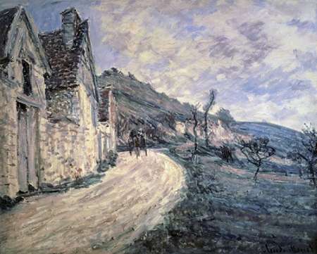 Wall art: Rocks at Falaise, near Giverny, by Monet, Claude