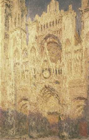 Art Print: Rouen Cathedral in the Evening