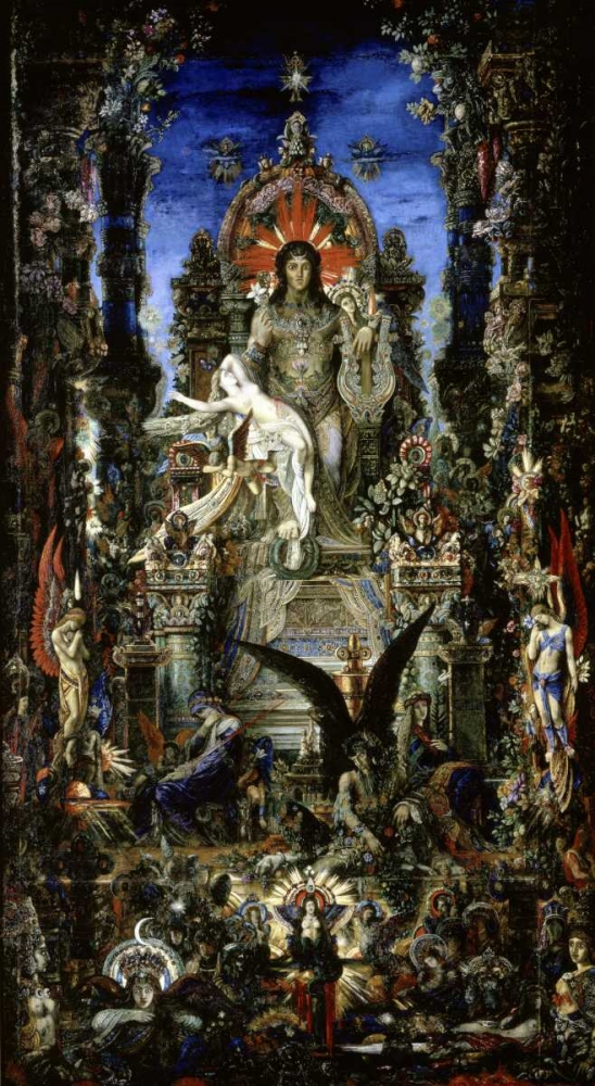 Wall art: Jupiter Et Semele, by Moreau, Gustave