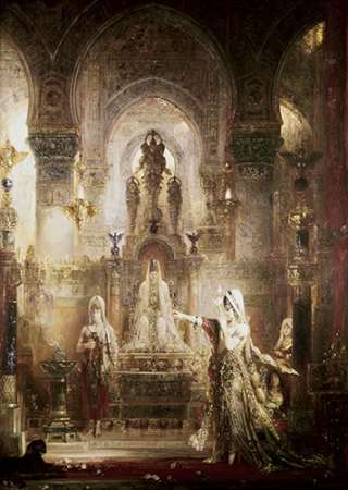 Wall Art Painting id:186329, Name: Salome Dancing Before Herod, Artist: Moreau, Gustave