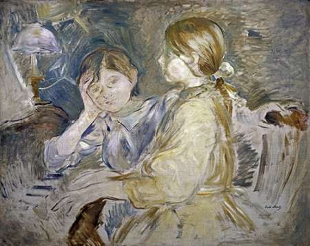 Wall Art Painting id:186335, Name: Piano Lesson, Artist: Morisot, Berthe