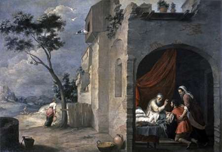 Art Print: Isaac Blesses Jacob