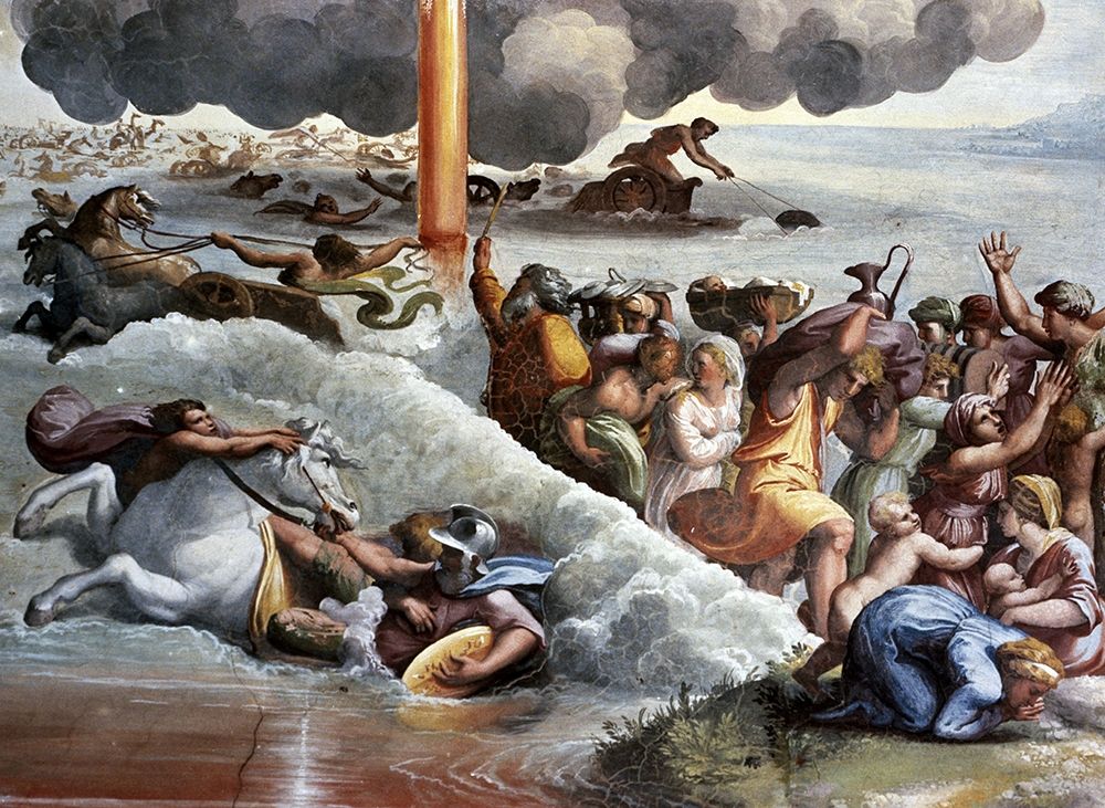 Art Print: Moses Crossing The Red Sea