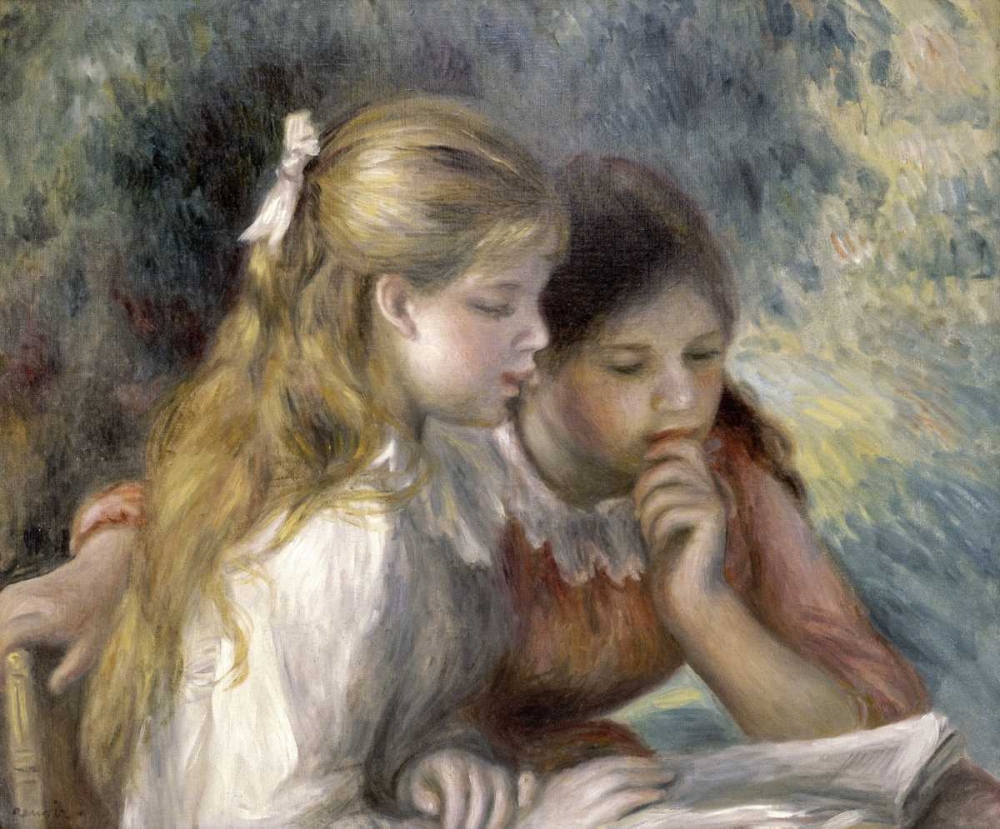 Wall art: La Lecture, by Renoir, Pierre-Auguste