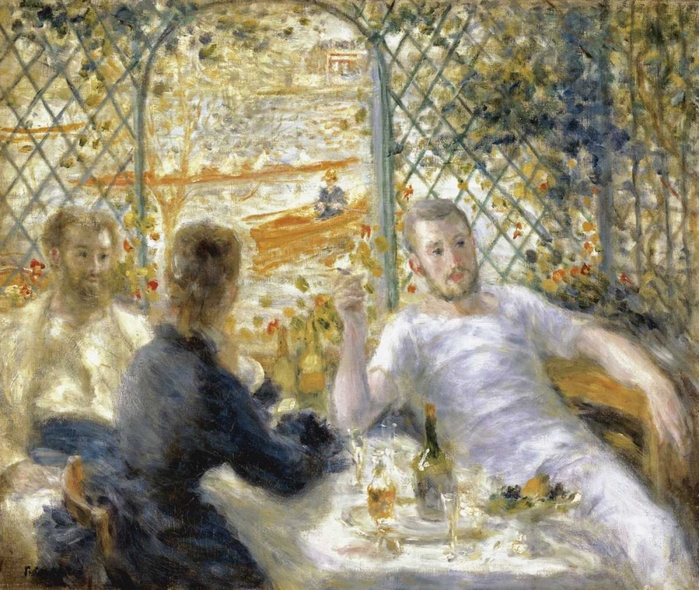 Wall Art Painting id:91531, Name: The Rowers Lunch, Artist: Renoir, Pierre-Auguste