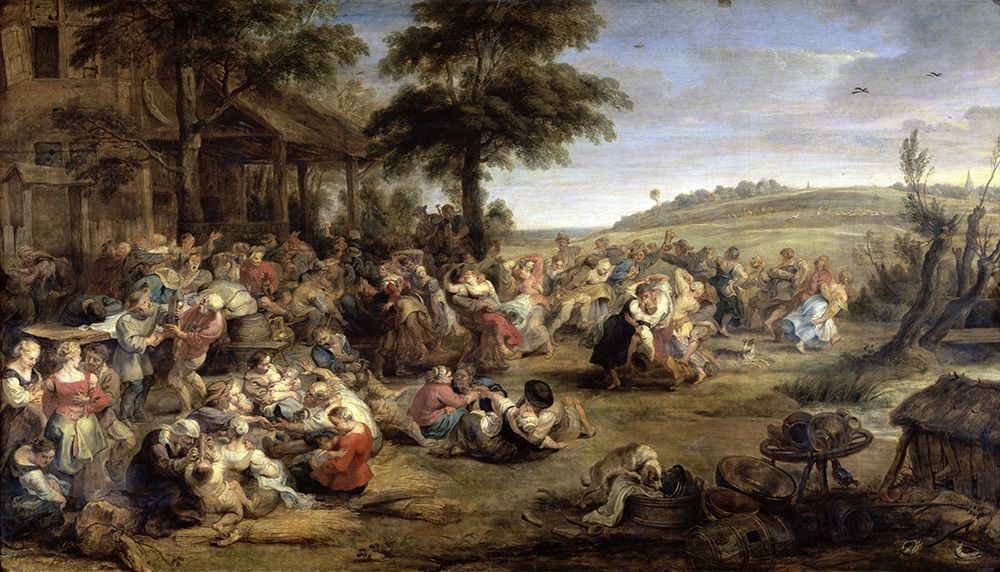Wall Art Painting id:269036, Name: A Village Wedding, Artist: Rubens, Peter Paul