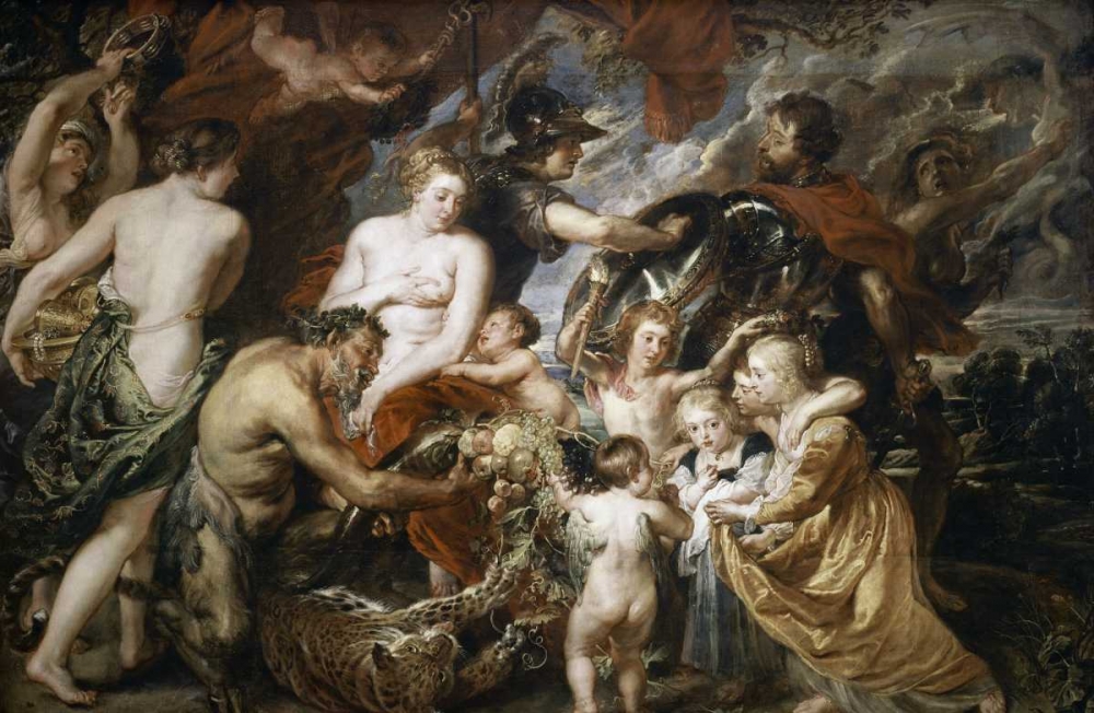Wall Art Painting id:91574, Name: Peace and War, Artist: Rubens, Peter Paul