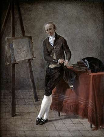 Wall Art Painting id:186428, Name: Artist Portrait, Artist: Sablet, Jacques Henri