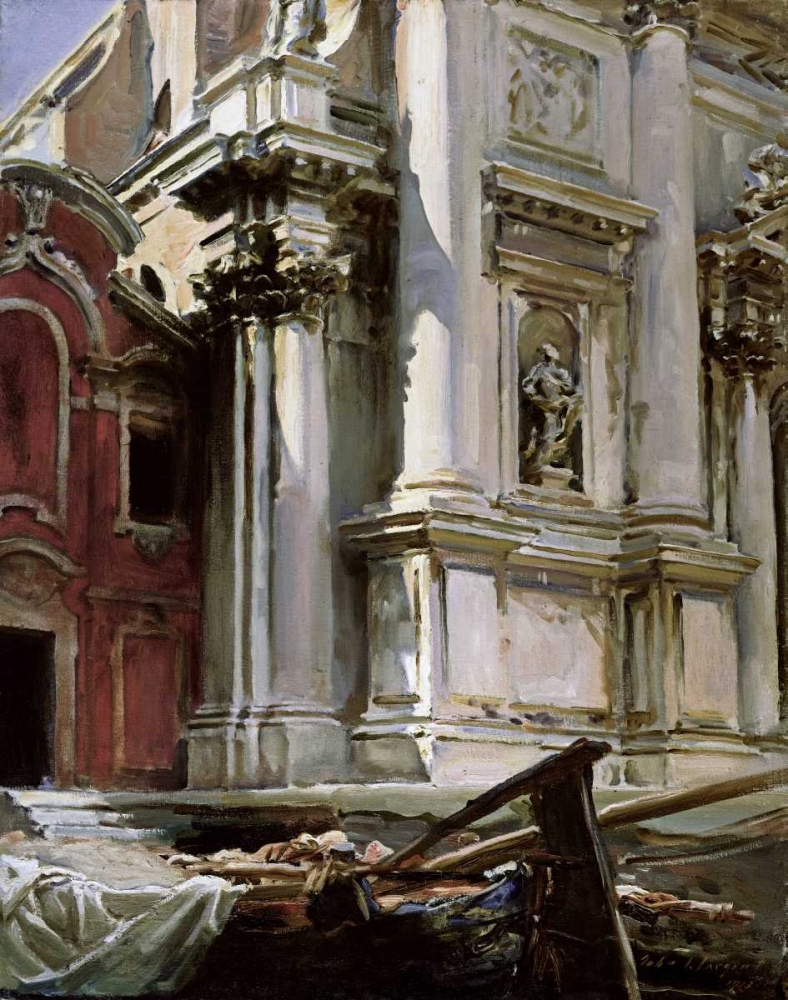 Wall Art Painting id:91589, Name: Church of San Stae, Venice, Artist: Sargent, John Singer
