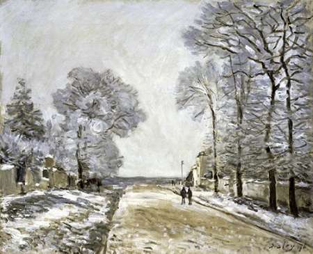 Art Print: The Road, Effect of Snow (La Route, Effet de Neige)