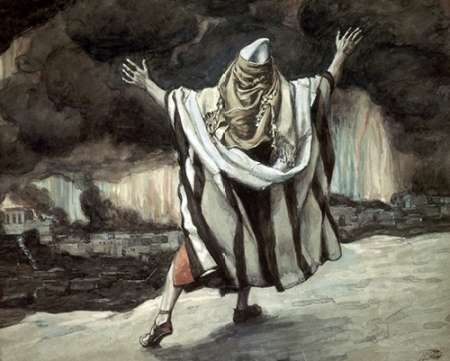 Art Print: Abraham Sees Sodom In Flames