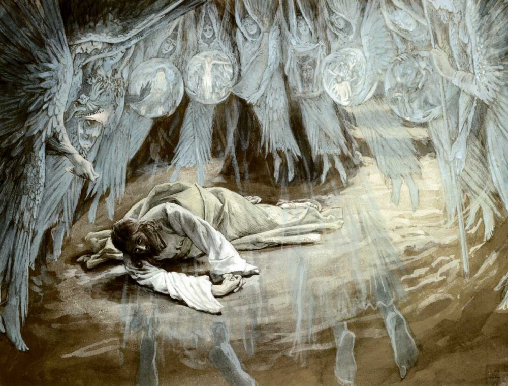 Wall art: Agony In The Garden, by Tissot, James Jacques