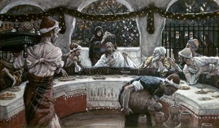 Wall Art Painting id:186454, Name: Alabaster Box of Very Precious Ointment, Artist: Tissot, James