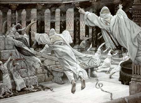 Wall art: Dead Appear at The Temple, by Tissot, James