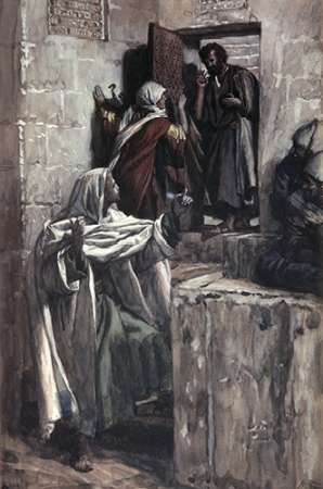 Wall art: First Denial of Peter, by Tissot, James