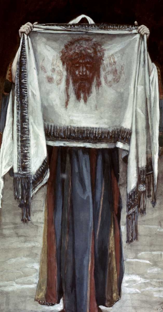 Wall Art Painting id:91646, Name: Holy Face, Artist: Tissot, James Jacques