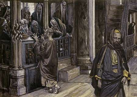 Wall art: Judas Goes To The High Priests, by Tissot, James