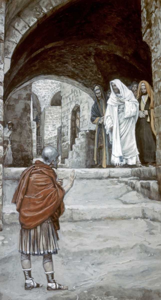Wall Art Painting id:91658, Name: Lord, I Am Not Worthy, Artist: Tissot, James Jacques