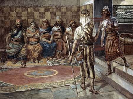 Wall art: Young Prophet Before The Council, by Tissot, James