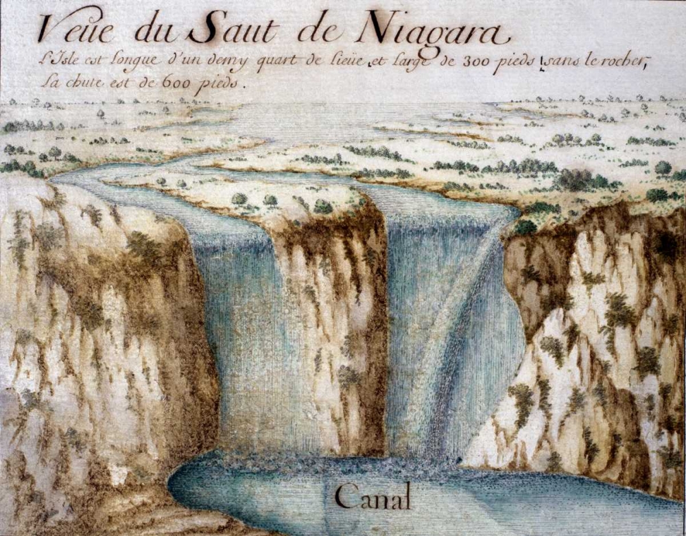 Wall Art Painting id:91722, Name: Niagara Falls, Artist: Unknown