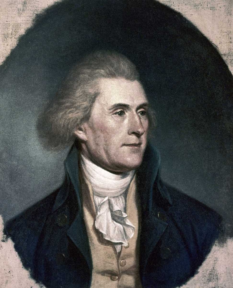 Wall Art Painting id:91735, Name: Thomas Jefferson, Artist: Unknown