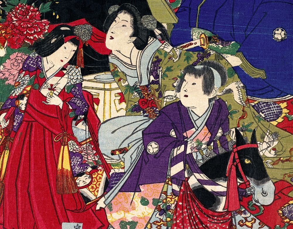Wall Art Painting id:269706, Name: Tokugawa Ietsugu, Seventh Shogun, Ruled 1713-1716, Artist: Unknown