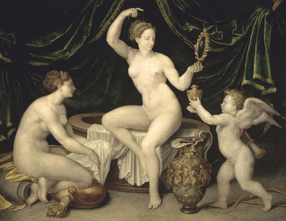 Wall art: Venus and Cupid, by Unknown