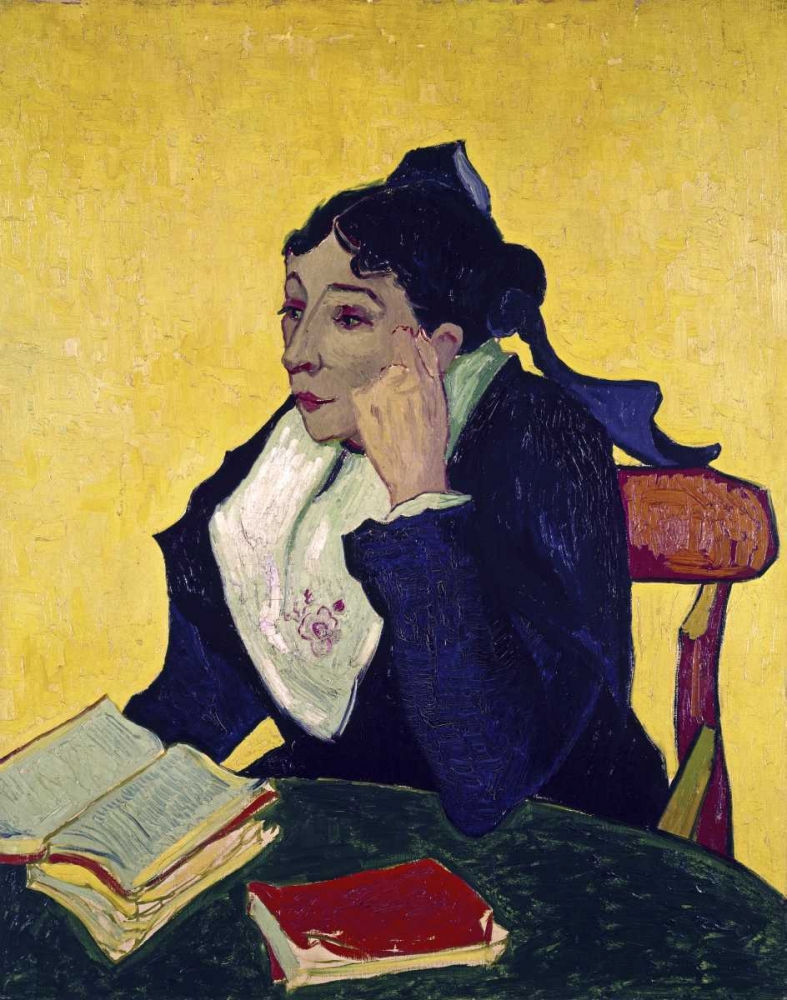 Wall Art Painting id:91755, Name: LArlesienne: Madame Joseph Michel Ginoux, Artist: Van Gogh, Vincent