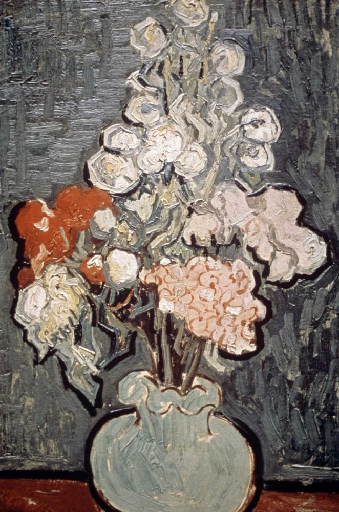 Wall art: Still Life: Vase With Rose-Mallows, by Van Gogh, Vincent