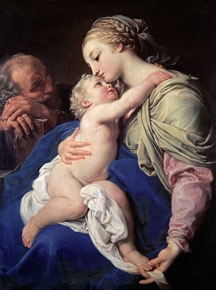 Wall Art Painting id:265643, Name: The Family, Artist: Batoni, Pompeo Girolamo
