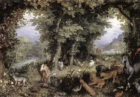 Wall Art Painting id:186803, Name: Land of Paradise, Artist: Brueghel, Jan