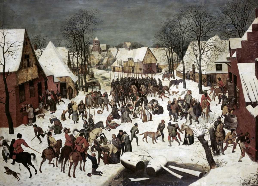 Wall Art Painting id:91891, Name: The Massacre of the Innocents, Artist: Bruegel, Pieter the Elder