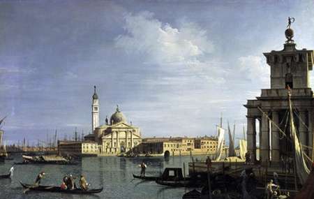 Wall art: The Island of San Giorgio Maggiore, Venice, by Canaletto